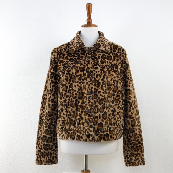 bagatelle Jackets & Blazers - Bagatelle Leopard Print Faux Fur Bomber Jacket